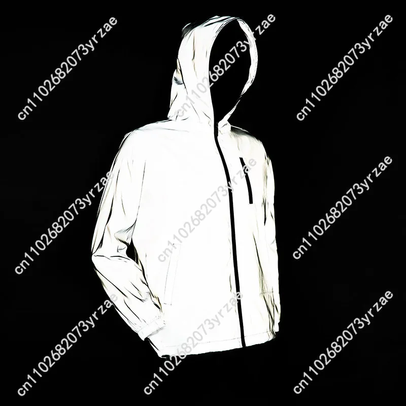 The Killers Reflective Jacket Mens Womens Youth Coat Zipper Hooded Sweatshirt Cycling Hiking Personality Windbreaker Custom Tops