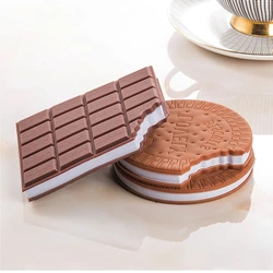 Chocolate Memo Pad Portable 80 Sheets Bitten Bistuits Note Book Paper Notepad Office School A7479