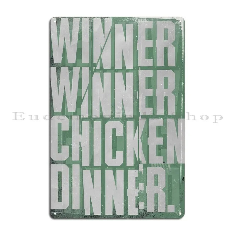 Winner Winner Metal Signs Custom Party Kitchen Club Wall Cave Tin Sign Poster