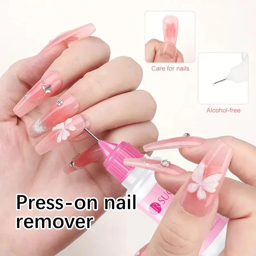 1/2 pièces Tube applicateur pour dissolvant de vernis à ongles, dissolvant de colle solide, dissolvant de colle UV, dissolvant de vernis à ongles doux et non irritant