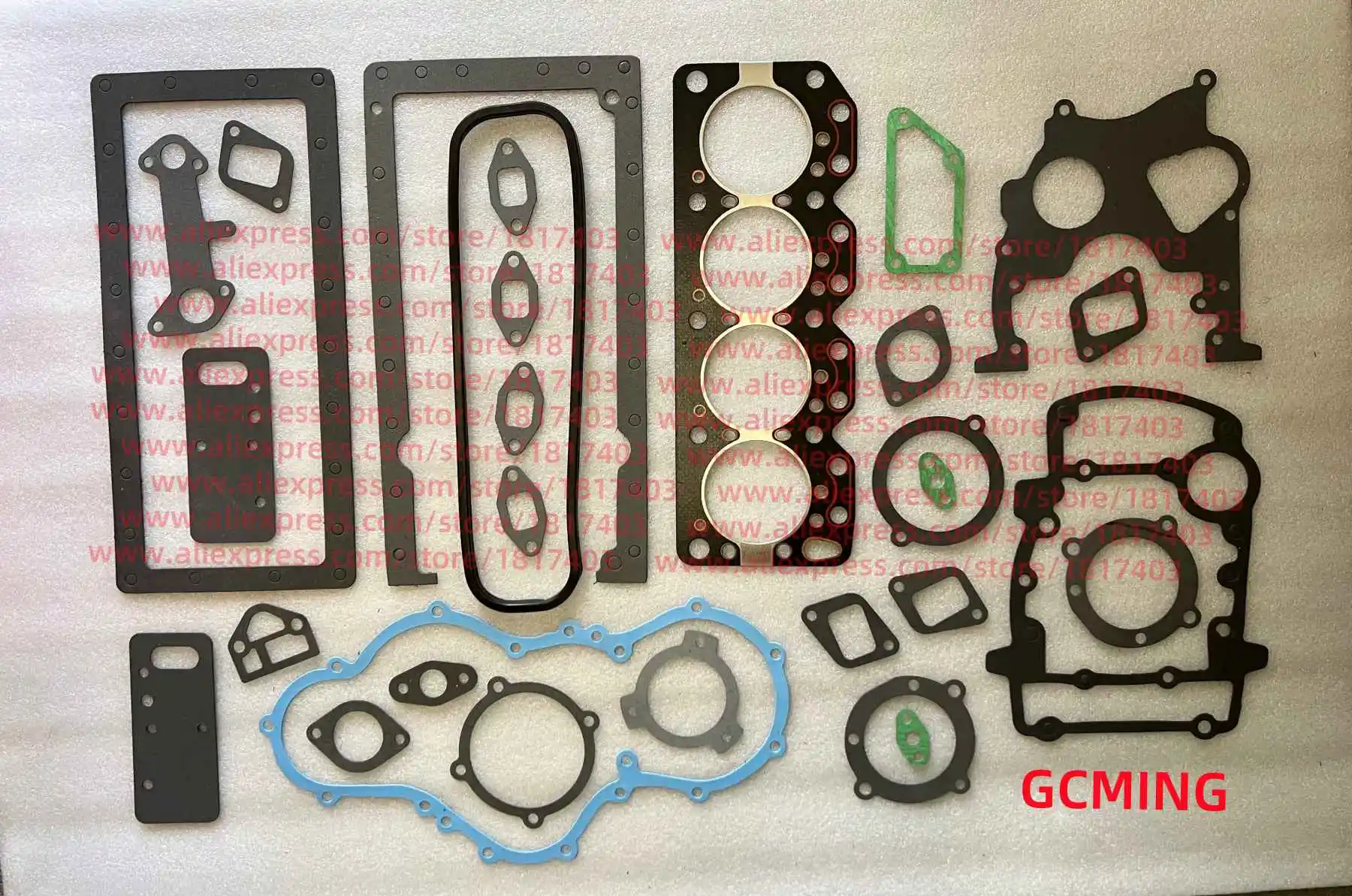 Laidong 4L22-01002-1 Cylinder head gasket and 4L22 Engine gasket kit, Laidong KAMA engine parts, 4L22T & 4L22BT