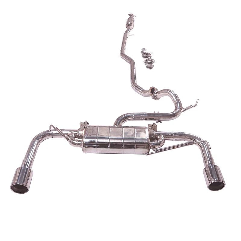 [Custom product] For 2010-2016 Mitsubishi LANCER EX 1.6L 1.8L 2.0L304 stainless steel exhaust system with valve