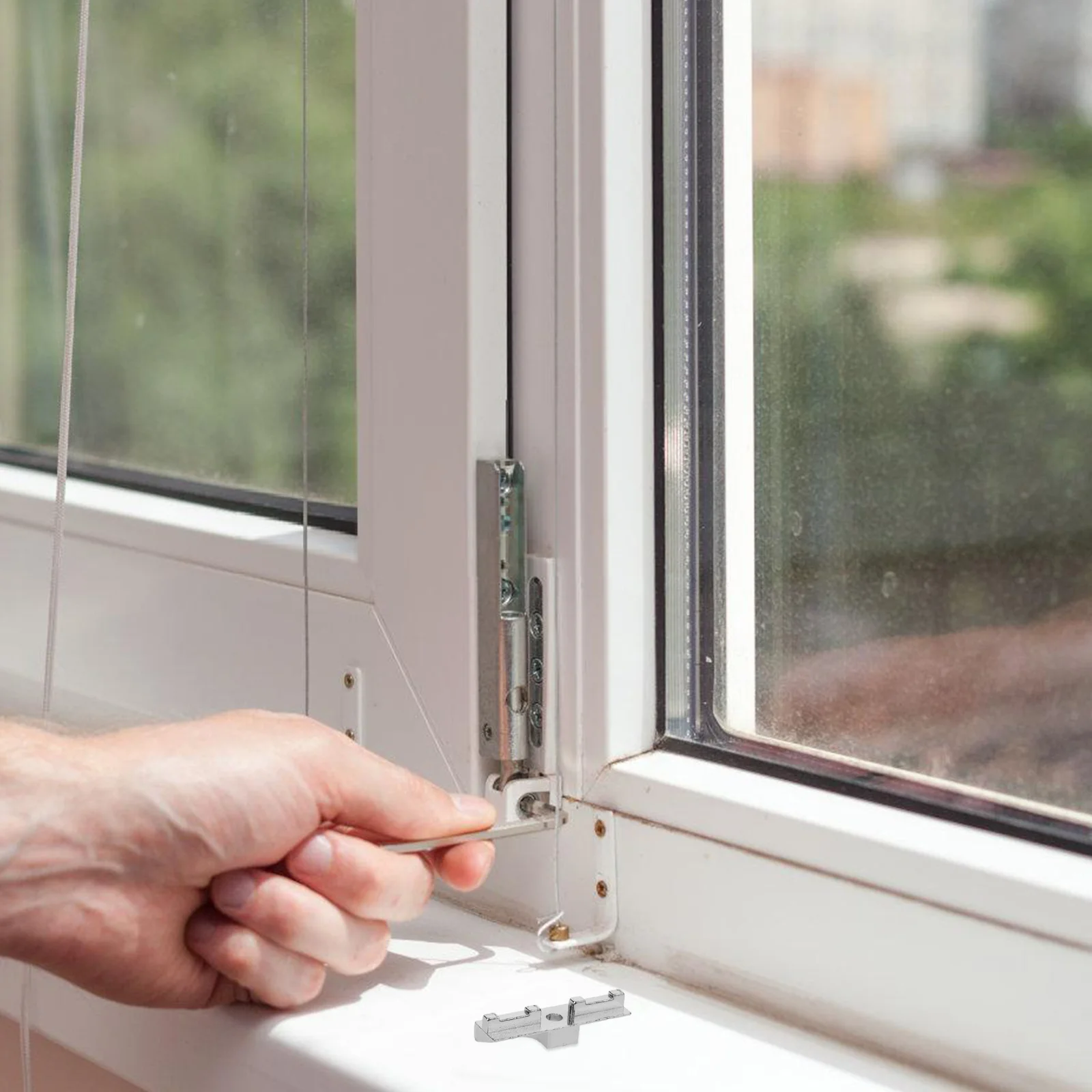 

Secure Window Latch Keeper Sash Lock Mechanism Part Sturdy Construction for Enhanced Home Protection Casement Window Lock