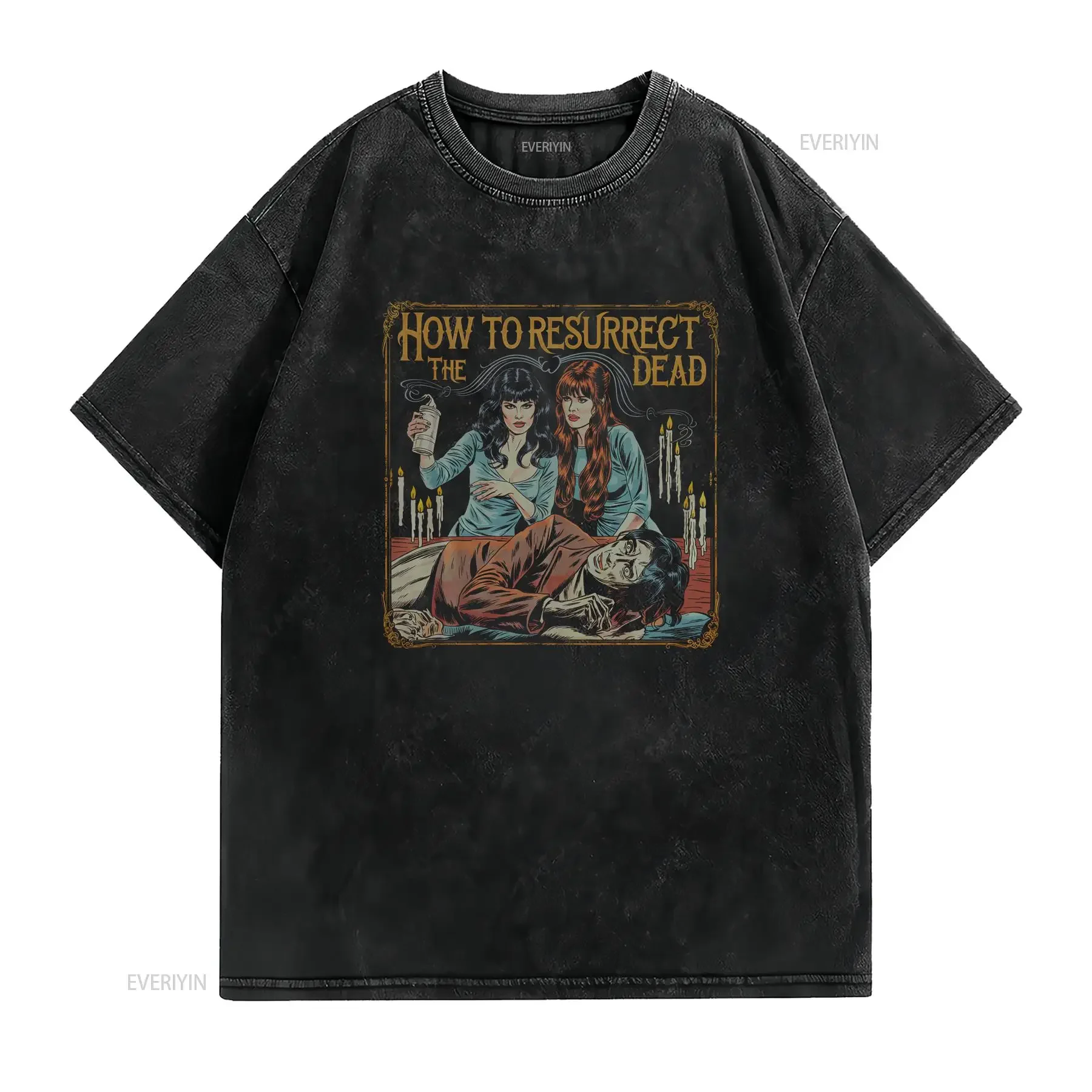 How to Resurrect The Dead Practical Magic Inspired Halloween Autumn T Shirt Witch Witchy s Goth Gothic Horror Fan vintage