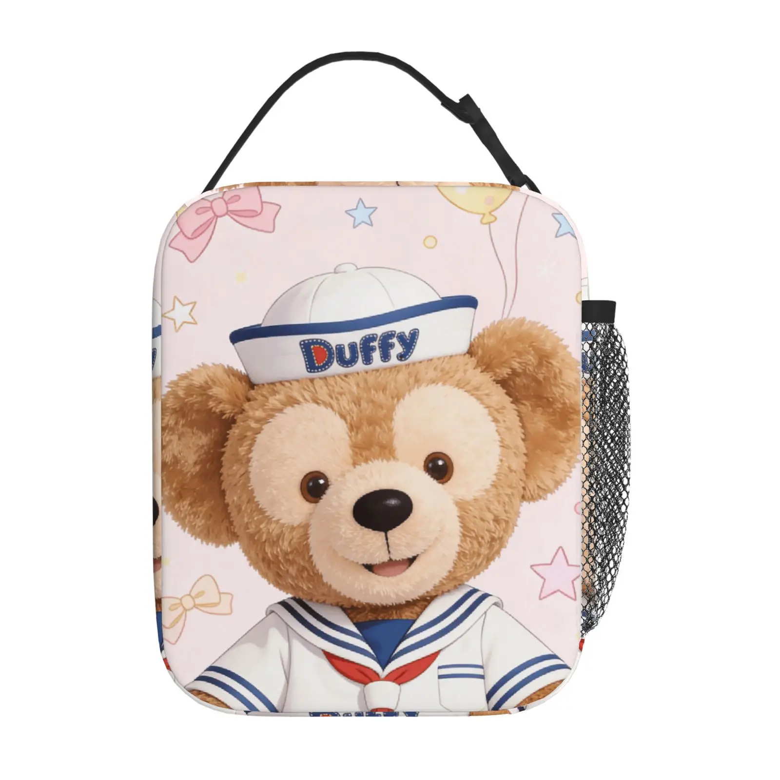 

1pc Cute Duffy bear theme lunch bag, suitable for casual daily application, commuter lunch bag, gift