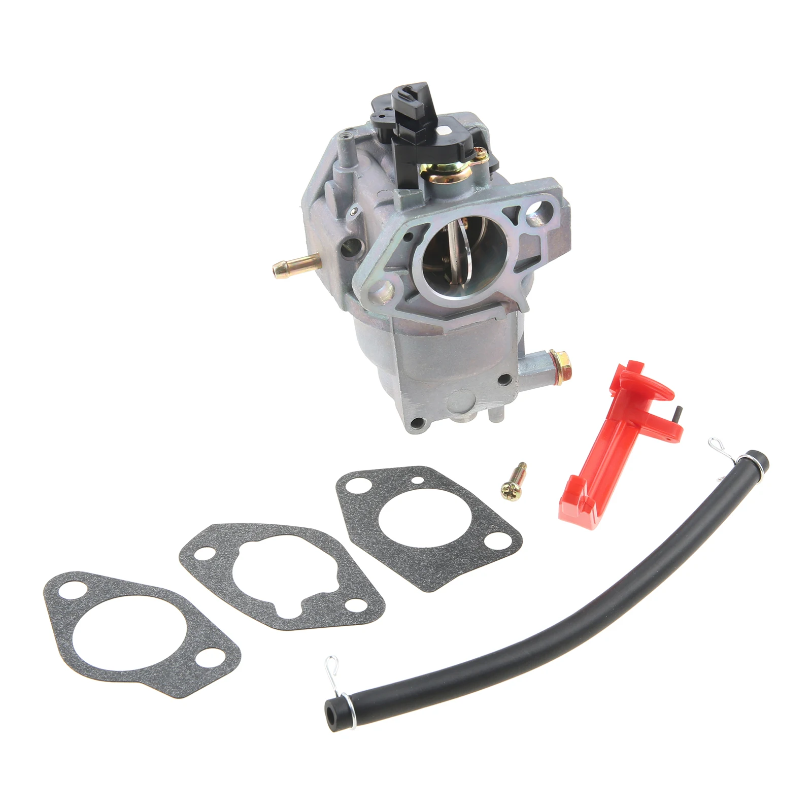 1 Satz Vergaser mit 3 Dichtungen für Generac GP6500 GP6500E GP5500. Ersetzt die Teilenummer 0J58620157. Ersatz für Gartengeräteteile