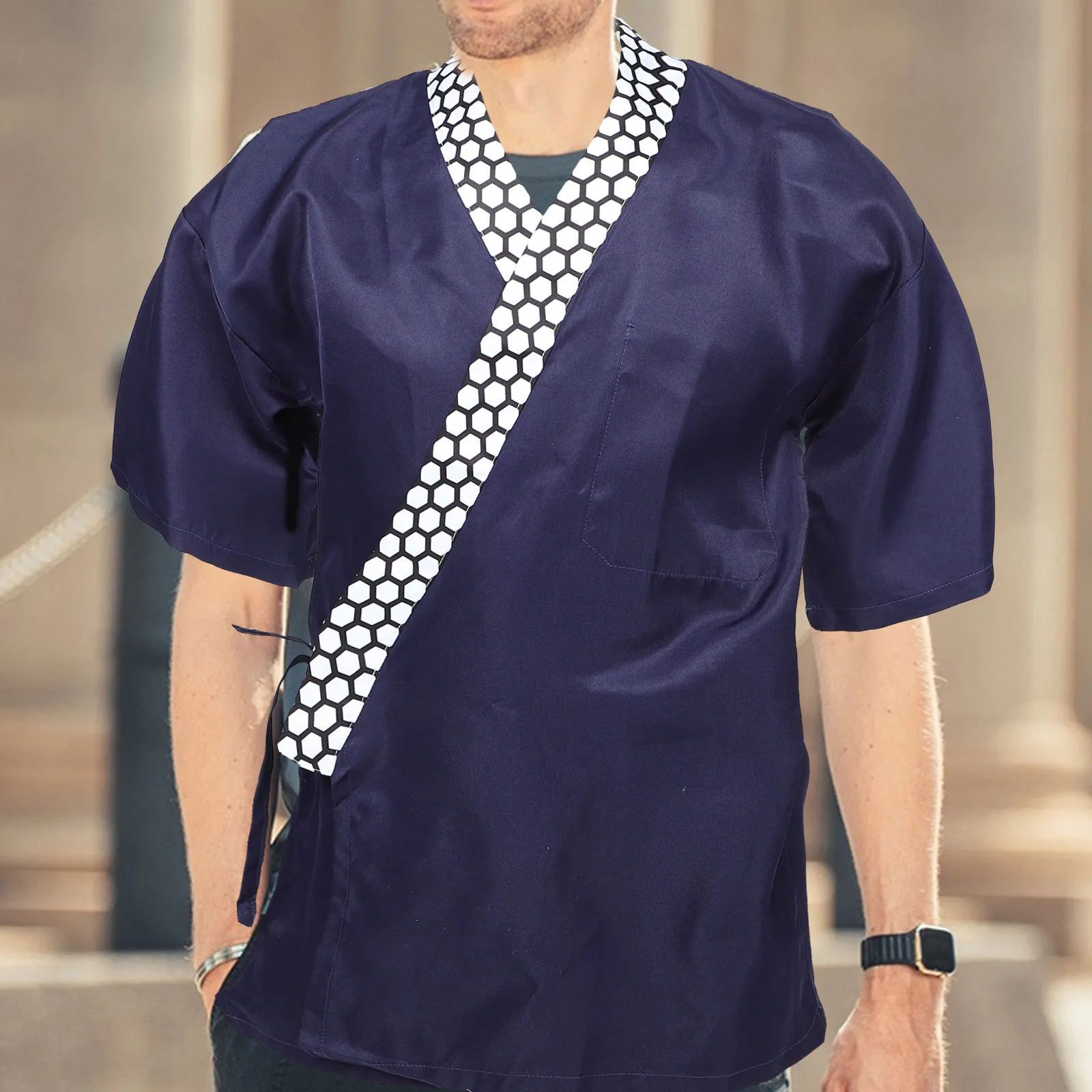 

Professional Japanese Sushi Jacket Coat Workwear for Culinary Artists Men Women Traditional Restaurant