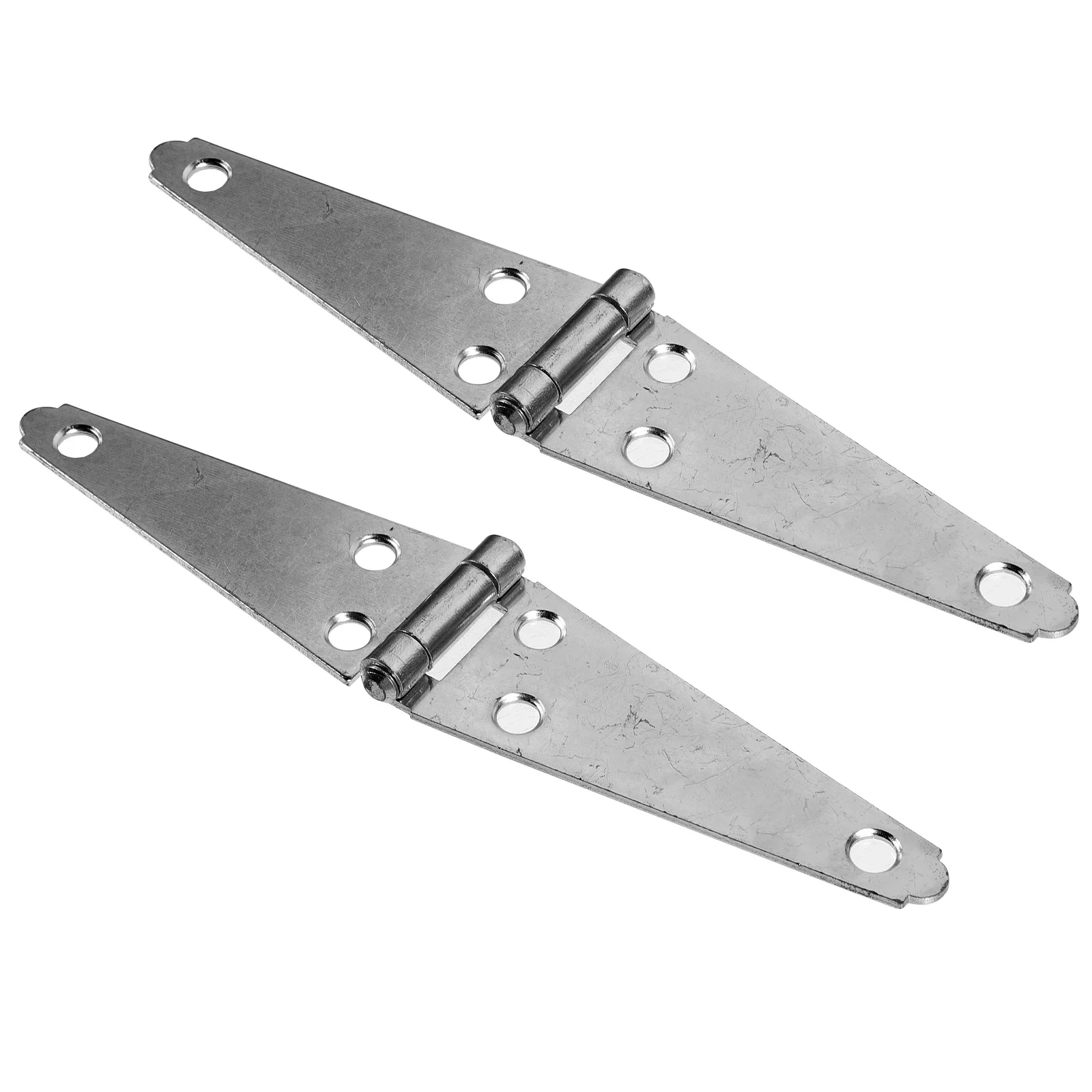

2Pcs Heavy Duty Strap Hinge 250Mm Decorative Gate Hardware Strong Support for Doors Cabinets Wardrobes Strap Hinges