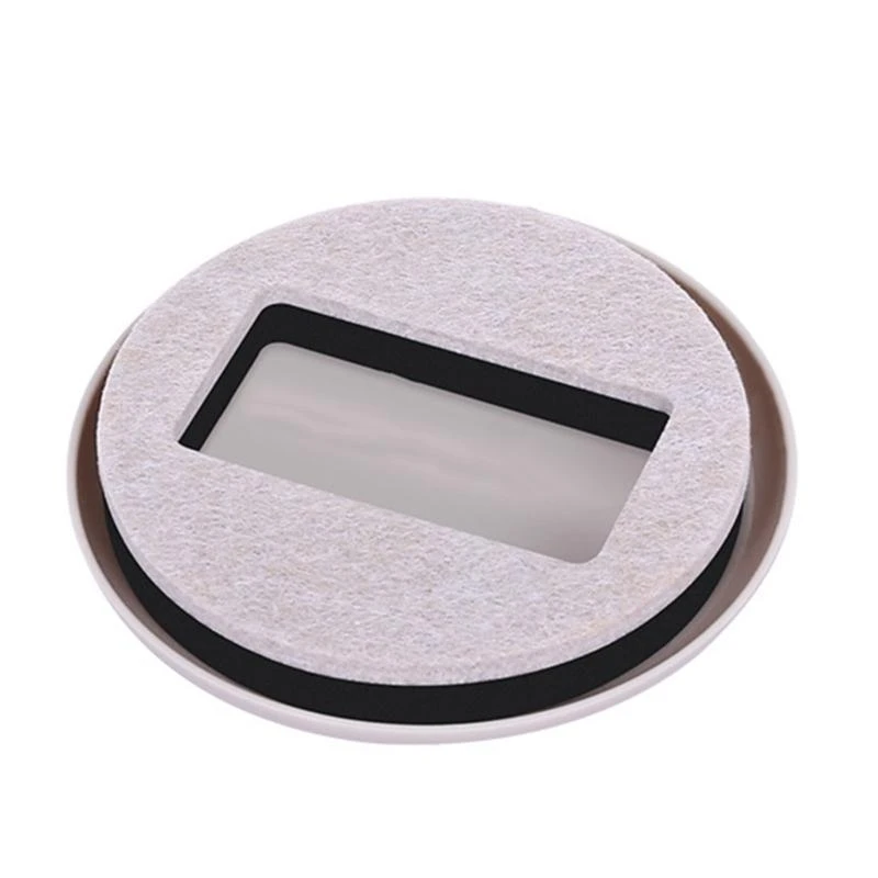 581E Furniture Caster Cups Anti-Sliding Felt Bottom Furniture Pads Bed Wheel Stopper