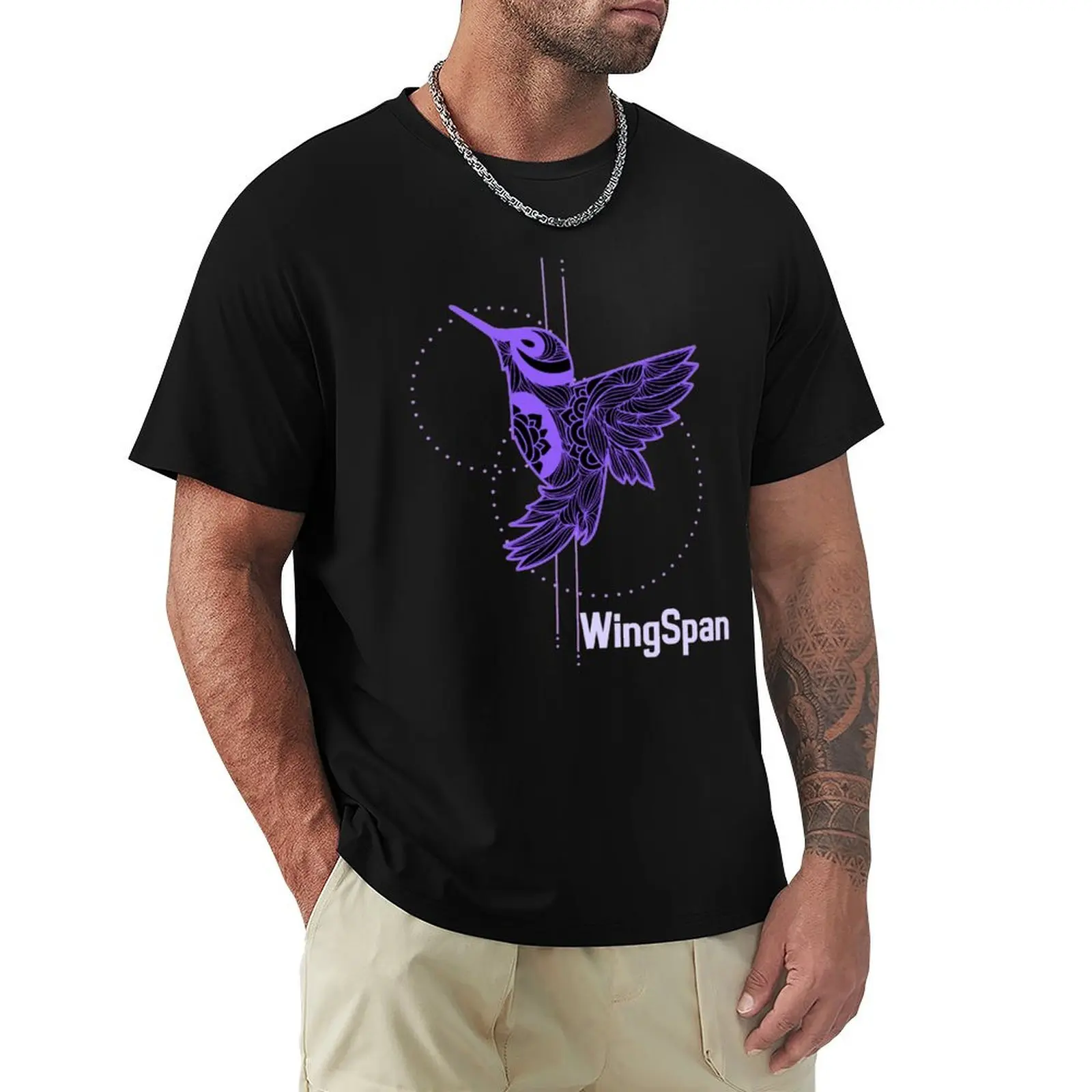 Wingspan board games- Humming Bird T-Shirt summer tops blacks plain sweat shirts, men