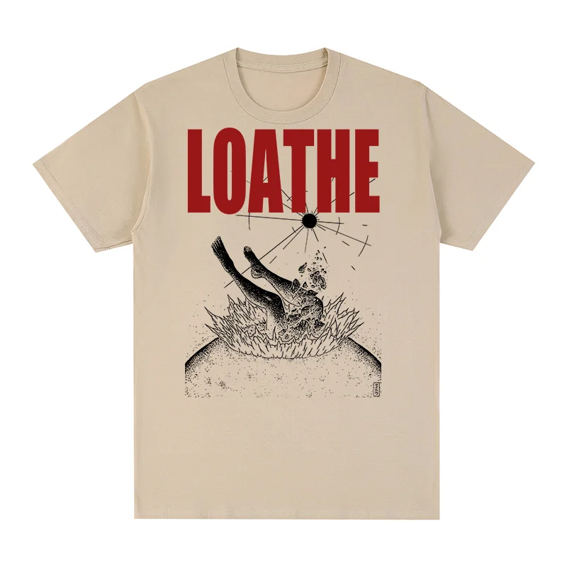 loathe Vintage T-shirt New Popular Band Black The Cold Sun Album Cotton Men T shirt New Tee Tshirt Women Tops view 6