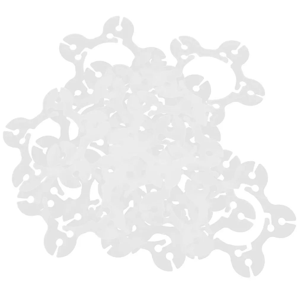 50 قطعة مقاطع حلقة أبازيم ديكور بالون الدائري لمستلزمات الحفلات حلقات قوس البالونات عيد ميلاد الزفاف ديكور المشابك #5