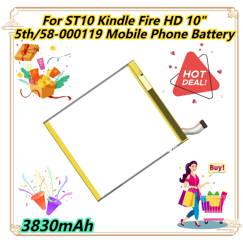 

3830mAh For ST10 Kindle Fire HD 10" 5th/58-000119 Mobile Phone Battery