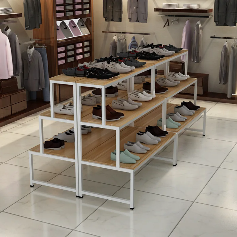 

Shoe store display rack Shoe rack Nakajima display stand Ladder display stand Product sample Shopping mall shelf Water table