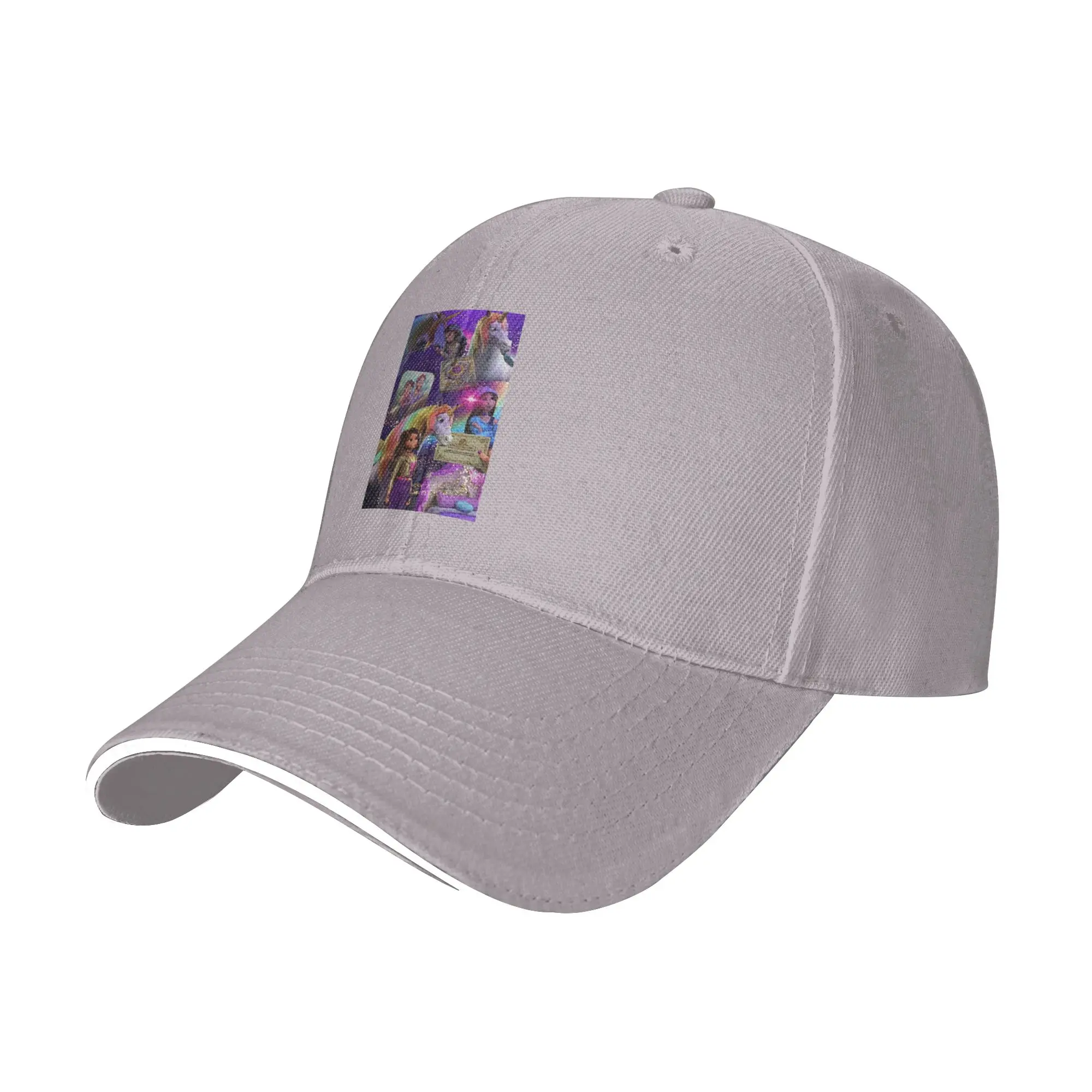 Unicorn Academy Animation Girls Cap Fashion Casual Baseball Caps Adjustable Hat Hip Hop Summer Unisex Baseball Hats Customizable