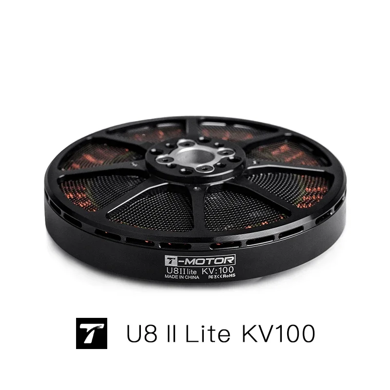 New U8II Lite T-motor KV100 Brushless Motor Outrunner Max. Thrust: 9.1kg U Efficiency Type For Multirotor RC Racing Drone UAV