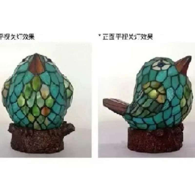 Handmade Colorful Glazed Floor Lamp - Seven-Color Eye-Caring, Southeast Asian Classical Style