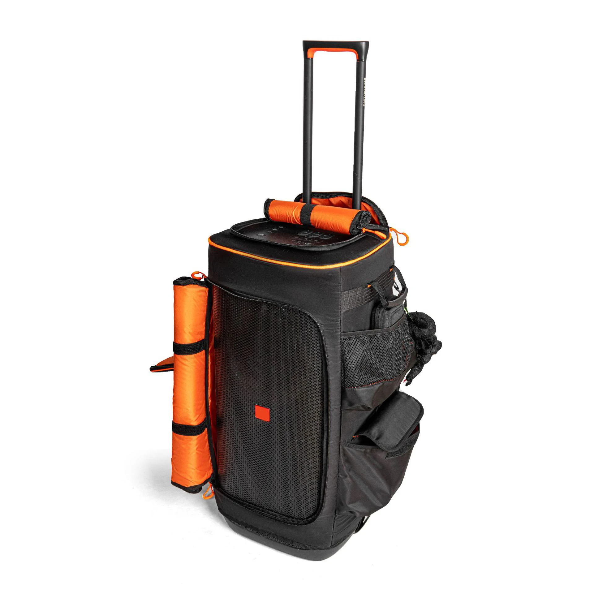 Carrying Case for JBL PartyBox 310/320 Portable Speaker, Outdoor Party Travel Dust Cover Protective Case Storage Bag&Side Pocket