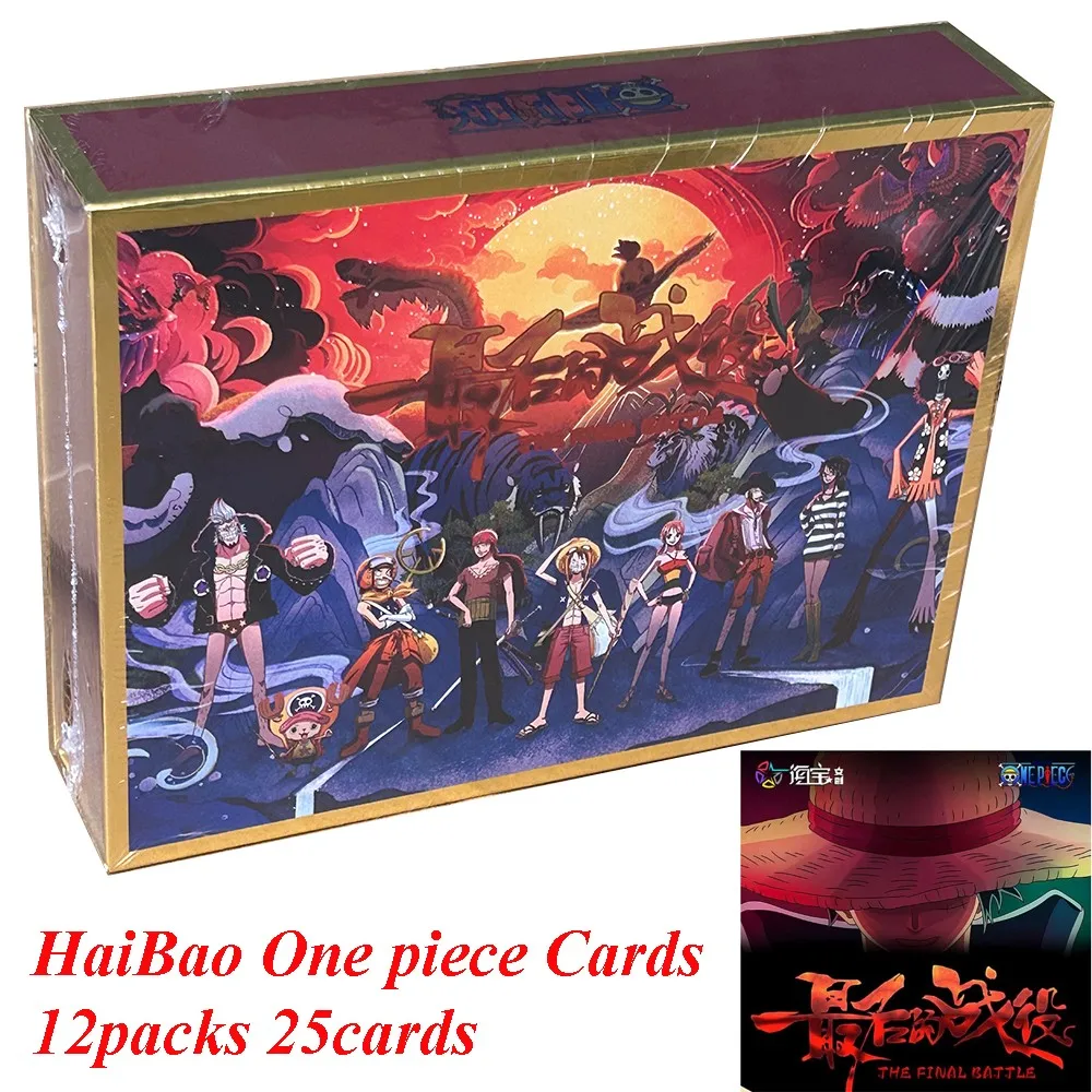 Новые цельные карты Haibao The Final Battle Anime Luffy Zoro Nami Chopper Franky Rare SSp Diamond Collection Cards Kids Birthday