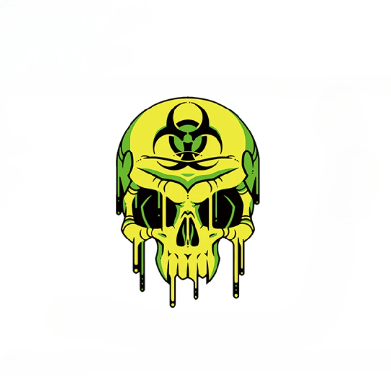 ملصقات فينيل متينة للدراجات النارية ، شارات جمجمة شيطان ، غطاء محرك أمامي ، خزان وقود ، لوحات إنسيابية جانبية ، ديكور خوذة الحاجز ، 1 * * #6