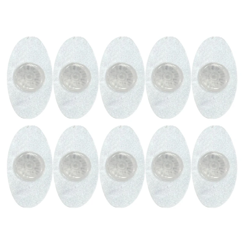 Y1UB 10Pcs Earbud Support Clear Acrylic Earrings Stoppers Stylish Ear Studs Closures