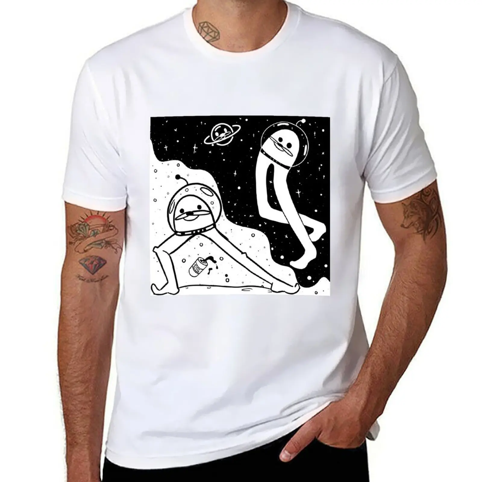

Yin yang gondola space T-Shirt man tshirt funny t shirts man T-Shirt