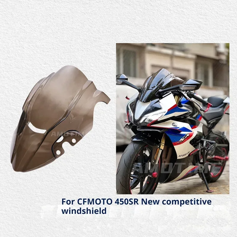 Für CFMOTO 450SR 2022-2024 modifizierte verdickte Frontscheibe Deflektor neue Sport Windschutzscheibe Motorrad Zubehör