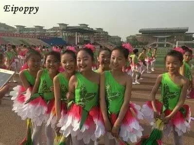 أزياء رقص للأطفال ، زهور الياسمين ، ضوء القمر اللوتس ، جديد