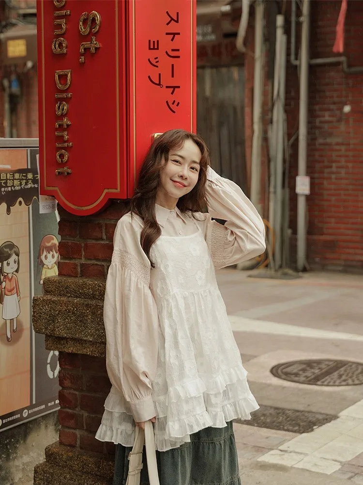 

QUEENOP Spring Summer New Loose Fit Transparent Skin Flower Lotus Le Cover up Vest Women's Faion Breathable Top