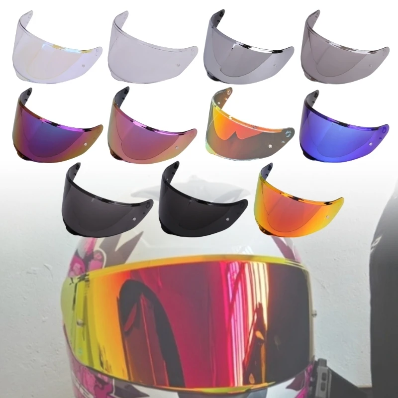 Curved Helmet Front Panel for FF820 RAPID III, Lens with Mount Holes for Daily Use and Regular Travel Needs