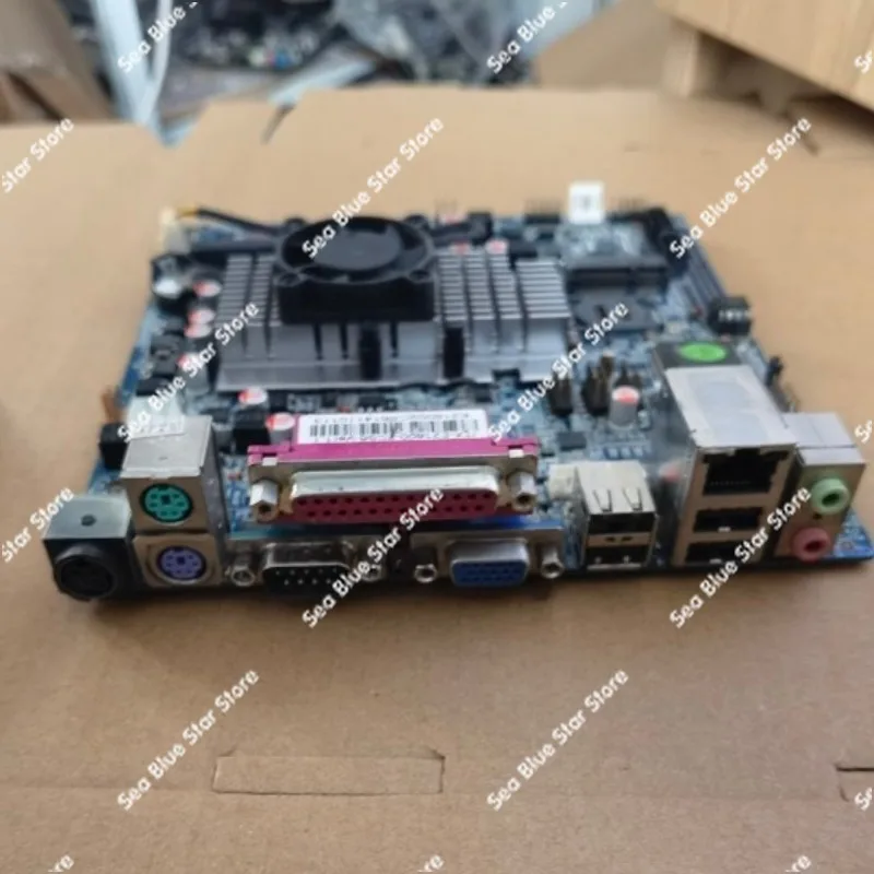 Industrial control main board ITX-E21800-2CS6 DDR3 cash register main board DC12V4 pins, second-hand disassembly main board