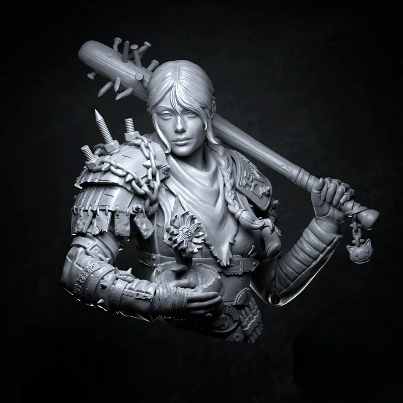 

1/12 Модель бюста из смолы GK, комплект в разобранном и неокрашенном виде