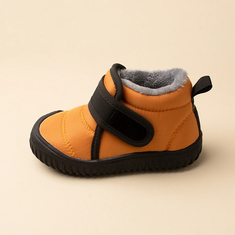 Winter Neue Kinder Outdoor Rutschfeste Wasserdichte Weiche Plüsch Langlebige Schneestiefel E8218 – Detail 5