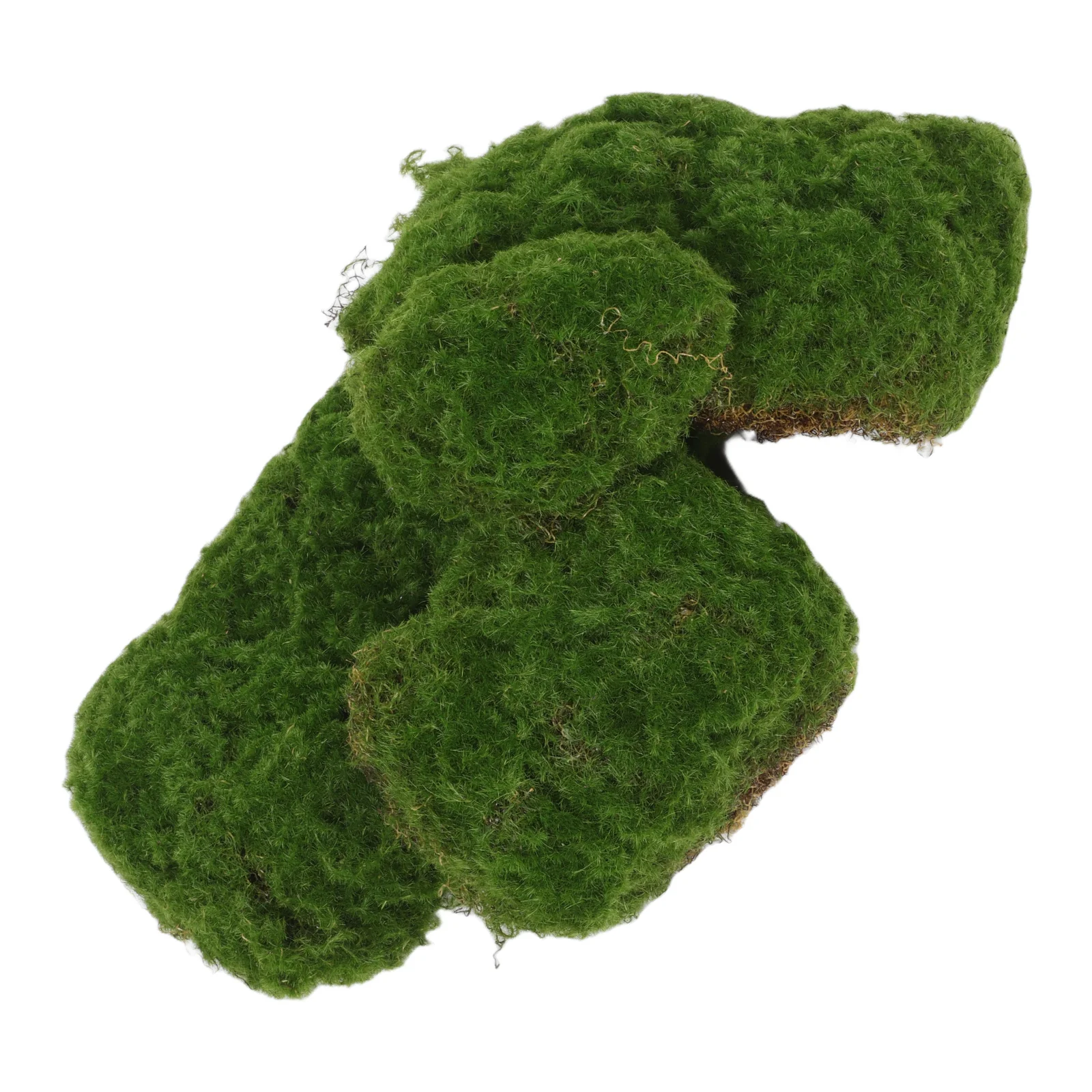 

4 Pcs Home Decor Artificial Moss Stone Rock Plant Wall Rocks Decorative Green for Planters