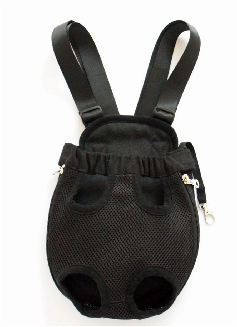 New Black Mesh Pet Dog Legs Out Front Carrier/Bag Dog Backpack Carrier Drop Shipping  Outdoor Puppy Shoulder Bag