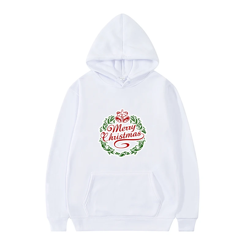 

Winter New Christmas Graffiti Hooded clothing Long sleeved loose breathable printed hoodie street Stunning and Fun Creativity