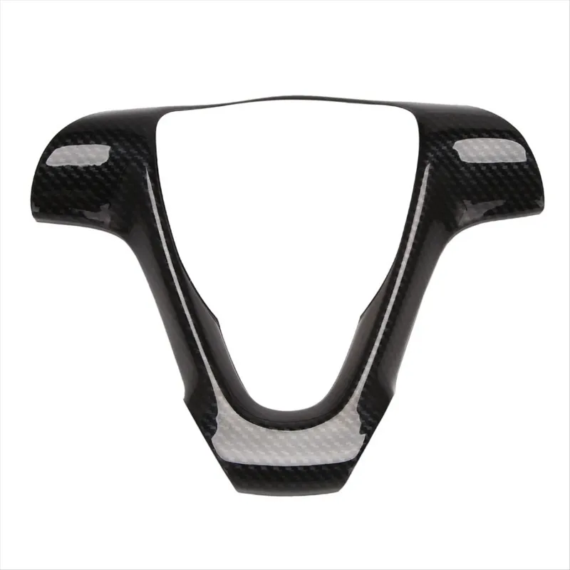Carbon Fiber Steering Wheel Frame Decor Sticker Interior Steering Modification Protective Styling Accessory