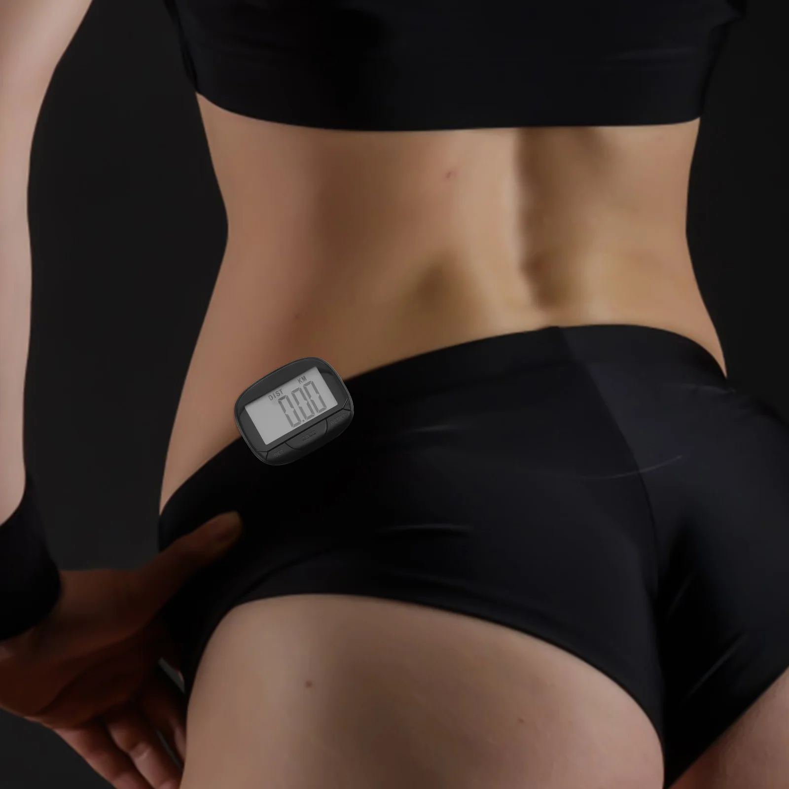 

1Set Pedometer with Clip Portable Fitness Pedometer Easy to See Durable for All Ages Sports Accessory Sports Supplies