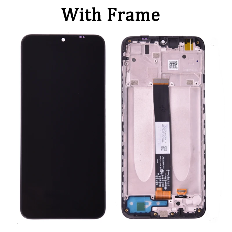 6.53 polegadas para xiaomi redmi 9a display lcd digitador da tela de toque para redmi 9c lcd substituição peças do telefone montagem