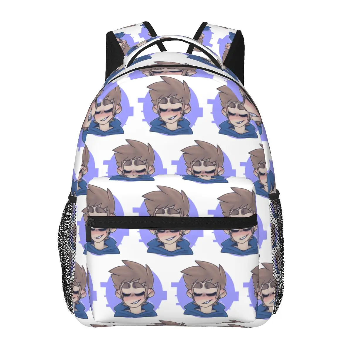 Eddsworld Anime Cartoon Backpacks Boys Girls Bookbag Students School Bags Cartoon Kids Rucksack Shoulder Bag Large Capacity