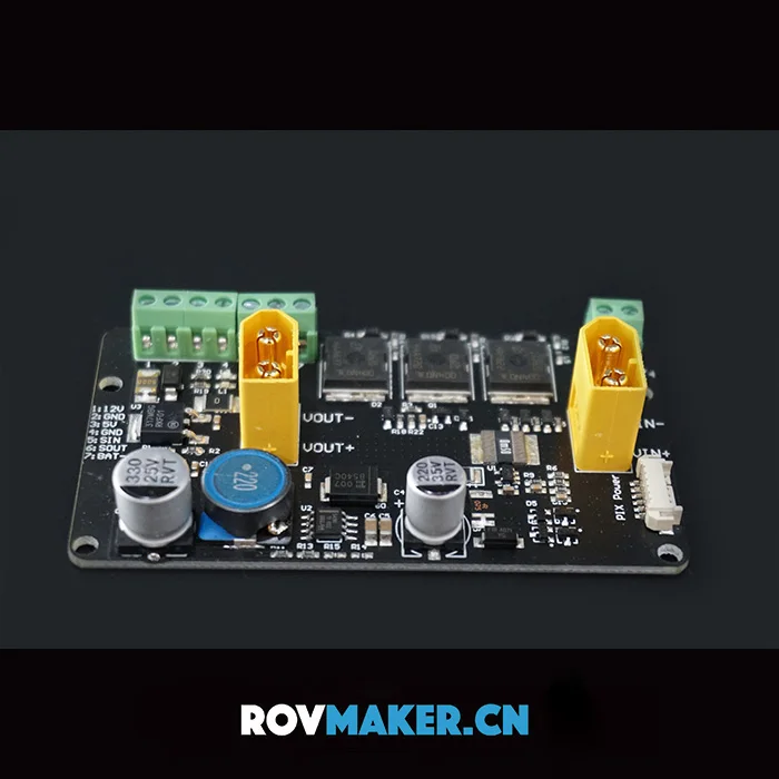 ROVMAKER-Robot submarino, placa de gestión de energía, módulo de distribución de amperímetro, MOS, interruptor de alta corriente para RC AUV ROV