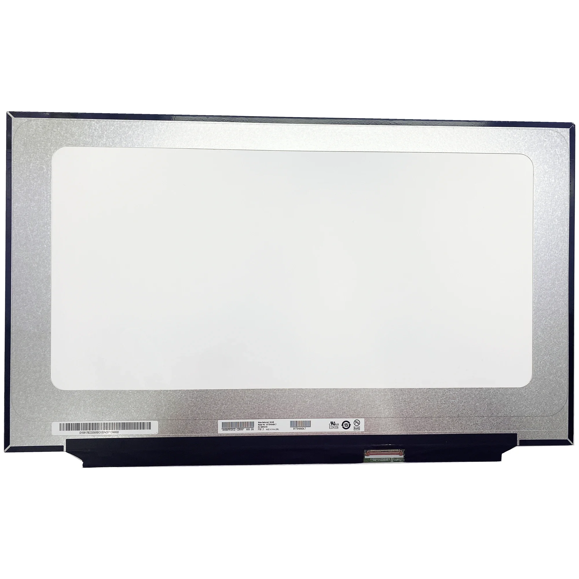 B173HAN04.7 120Hz Laptop LCD LED FX706LI FX706IU Matrix Display Panel 45% NTSC Screen EDP 40 Pins 1920*1080 for MSI MS-17F2 ASUS