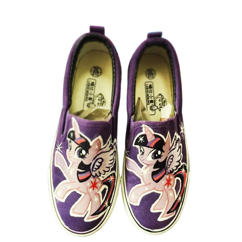 My Little Pony Surrounding Anime Comfortable Creative Casual Shoes Cute Cartoon Hand-painted Personalized Sneakers Holiday Gifts