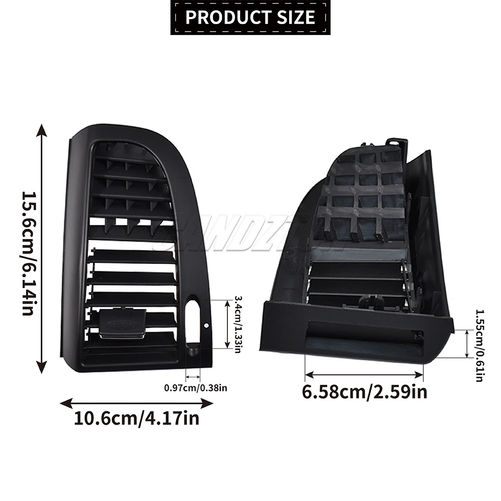 New Air Vent Outlet Cover Panel AC Vent Grille L+R 6368300300 6368300200 For Mercedes Benz Vito Viano W636 W639Car Accessories