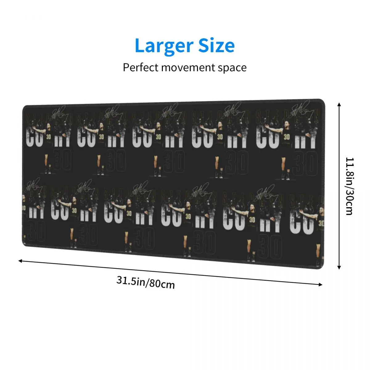 Steph Curry Golden State Dissolve Large Mouse Pad Computer Keyboard Mouse Mat Gaming PC Laptop Desk Mat Office Table Mats