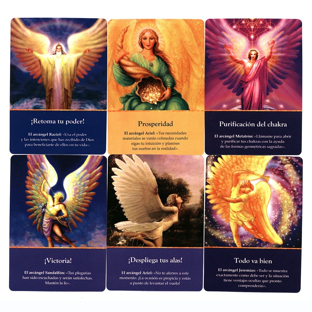 In Spanish Doreen Virtue Oracle Cards Board GamesCartas Adivinatorias De Los Arcángeles Tarot Cards for Beginners
