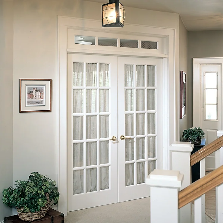 Hiseng Factory Hersteller Design PVC-Flügel-Innentür Upvc Einzeltür