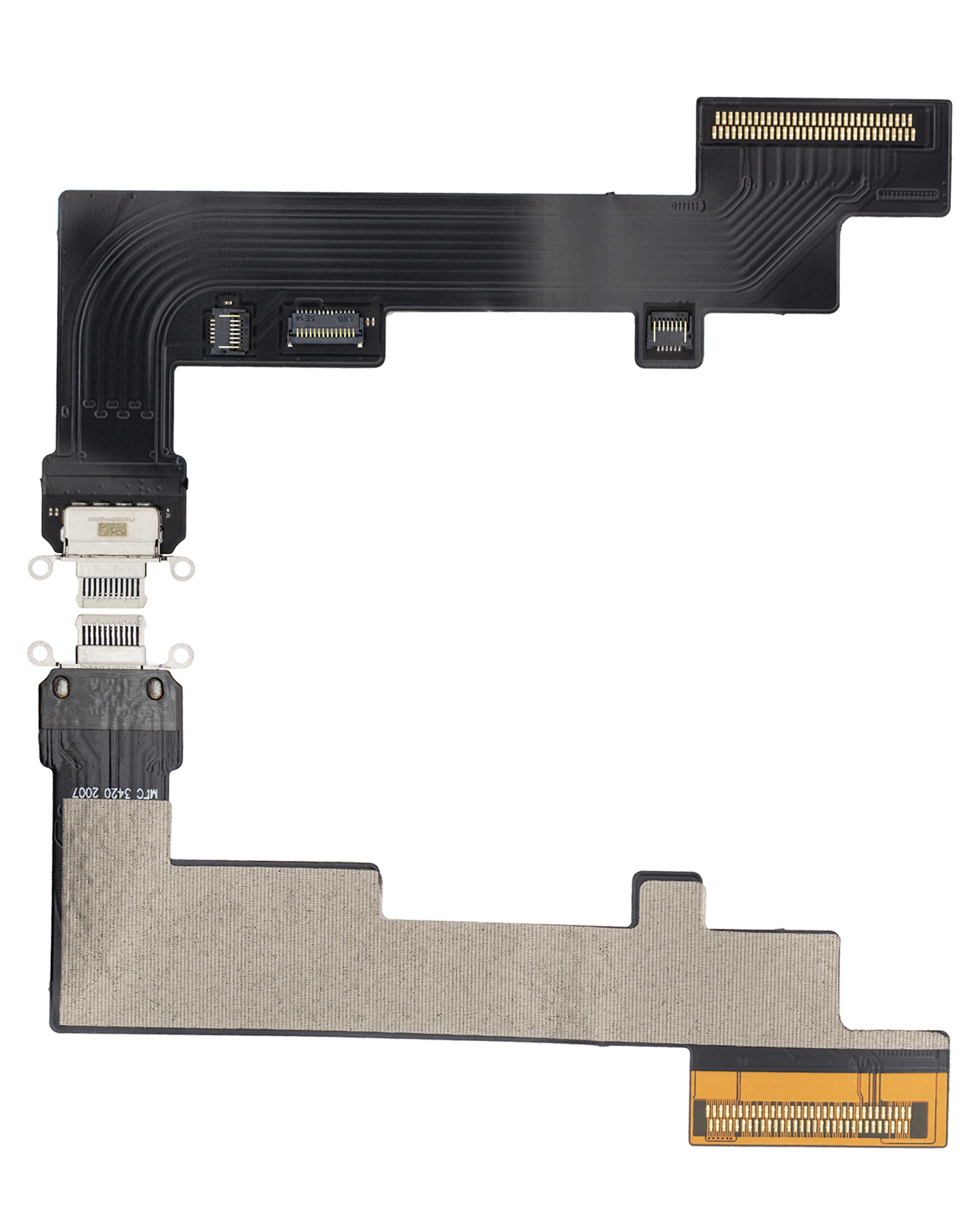 Porta de carregamento Flex Cable, Branco, Compatível com iPad Air 4, iPad Air 5, 4G Versão