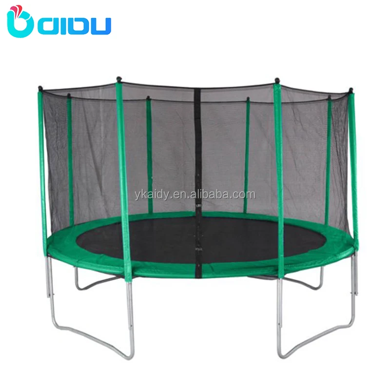 Fabrication personnaliser le trampoline de saut de gymnastique de grand parc commercial de charge de 16 pieds 330 lb avec le filet d'enclos pour la vente en gros