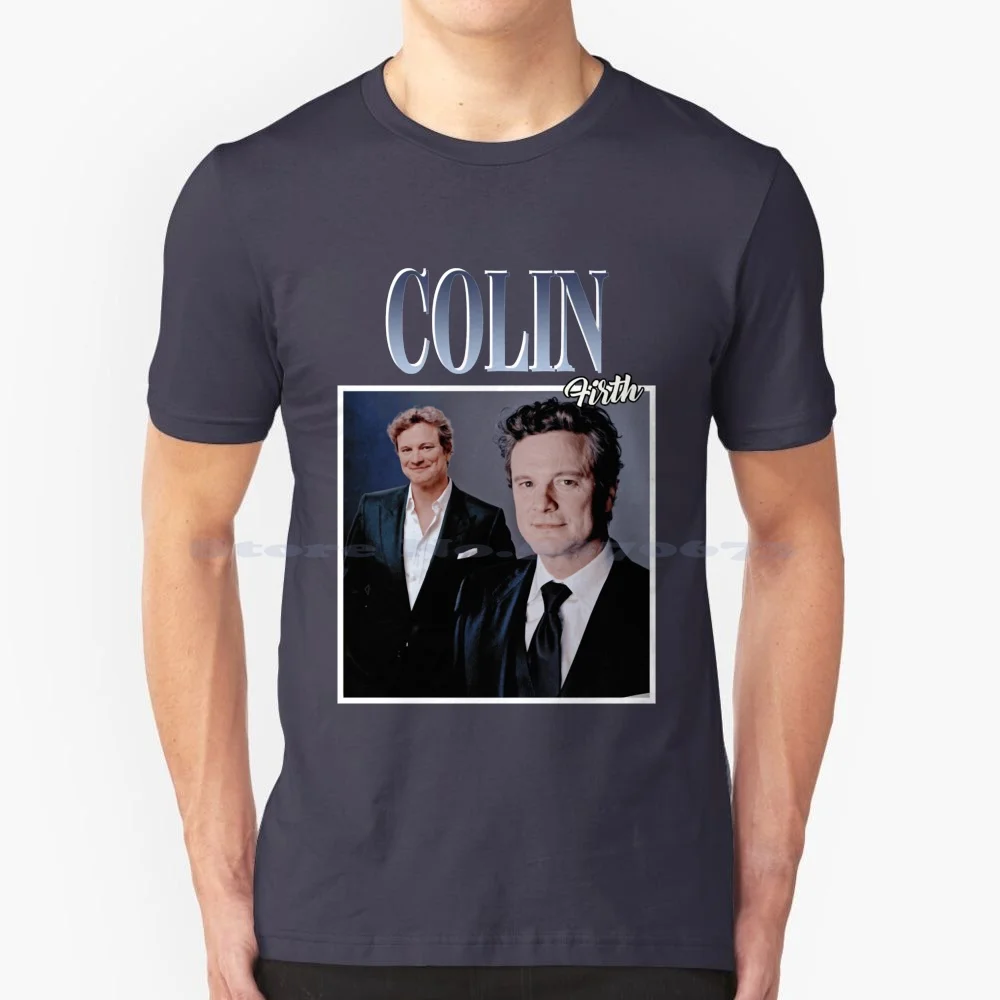 Colin Firth For Fans T Shirt 100% Cotton Tee Colin Firth